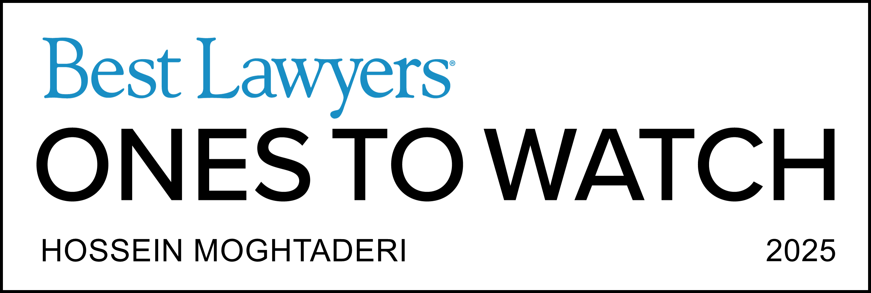 Best Lawyers 2025 - "Ones to Watch"